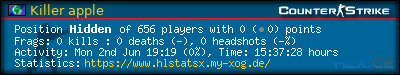 Copy & Paste the whole URL below in your forum signature forum sig image